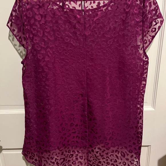 Black House White Market Purple Top - Picture 2 of 5